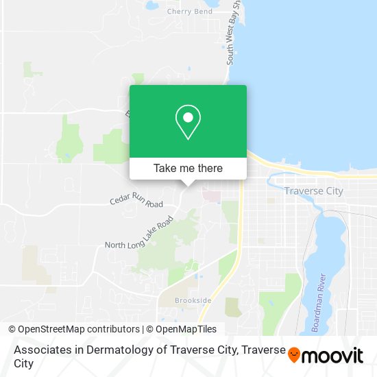 Mapa de Associates in Dermatology of Traverse City