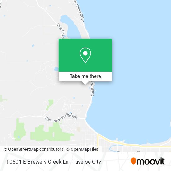 Mapa de 10501 E Brewery Creek Ln