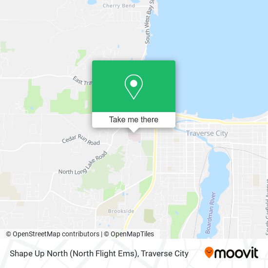 Shape Up North (North Flight Ems) map