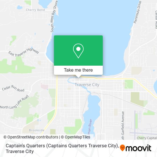 Captain's Quarters (Captains Quarters Traverse City) map