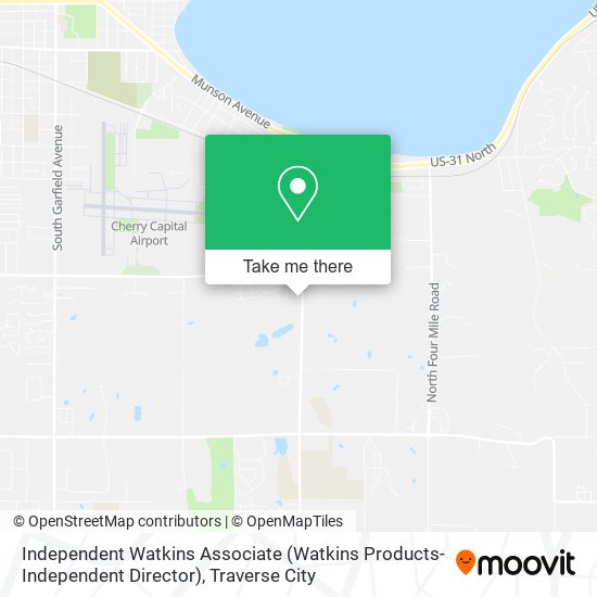 Independent Watkins Associate (Watkins Products-Independent Director) map