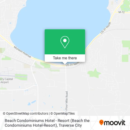 Beach Condominiums Hotel - Resort map