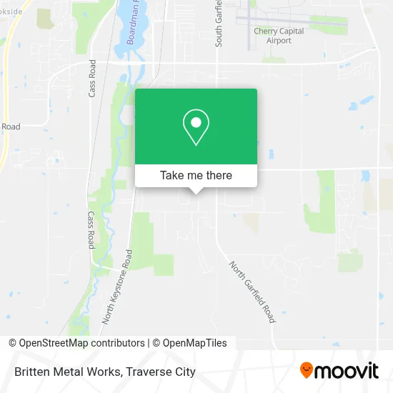 Britten Metal Works map
