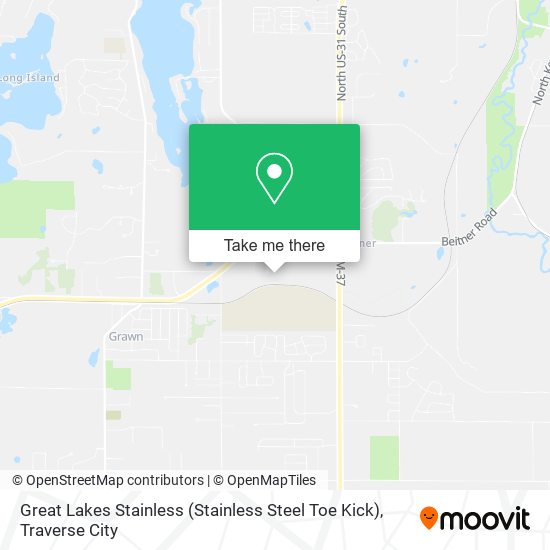 Great Lakes Stainless (Stainless Steel Toe Kick) map