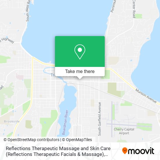 Reflections Therapeutic Massage and Skin Care (Reflections Therapeutic Facials & Massage) map
