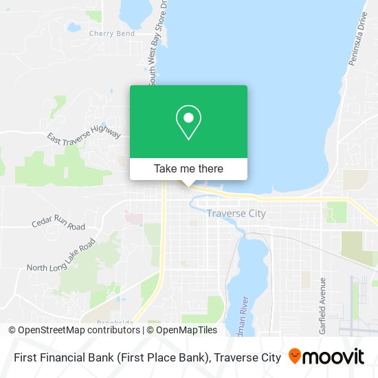 First Financial Bank (First Place Bank) map