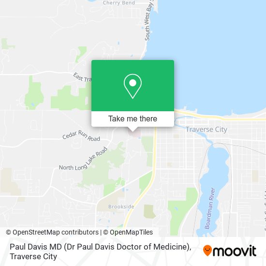 Paul Davis MD (Dr Paul Davis Doctor of Medicine) map