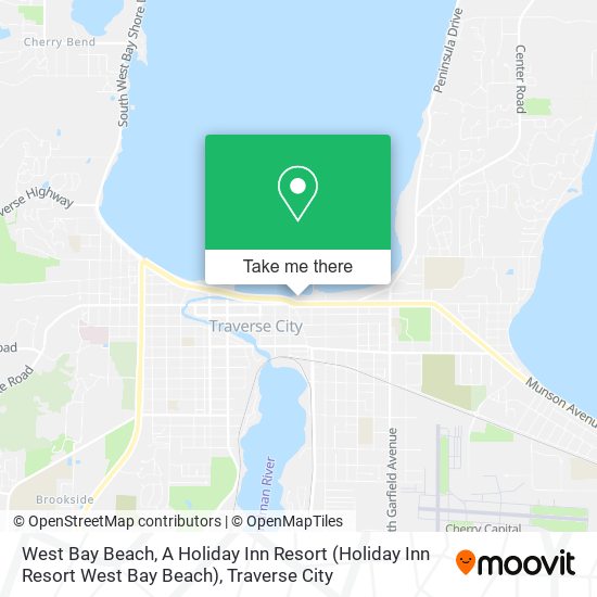 Mapa de West Bay Beach, A Holiday Inn Resort (Holiday Inn Resort West Bay Beach)