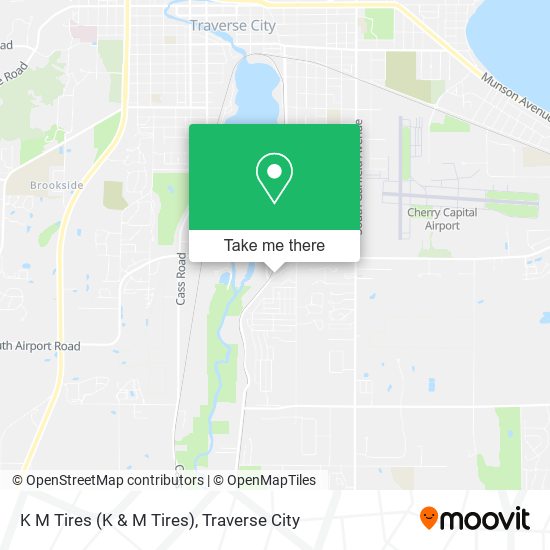 K M Tires map