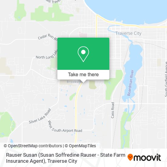 Rauser Susan (Susan Soffredine Rauser - State Farm Insurance Agent) map