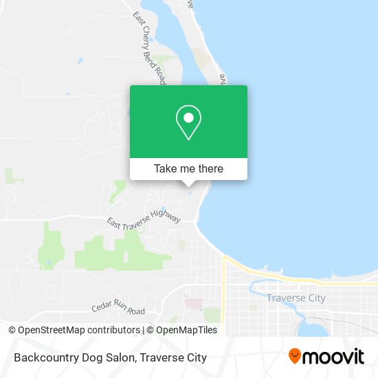 Backcountry Dog Salon map