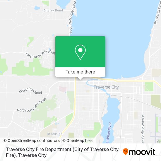 Mapa de Traverse City Fire Department