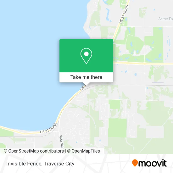 Invisible Fence map