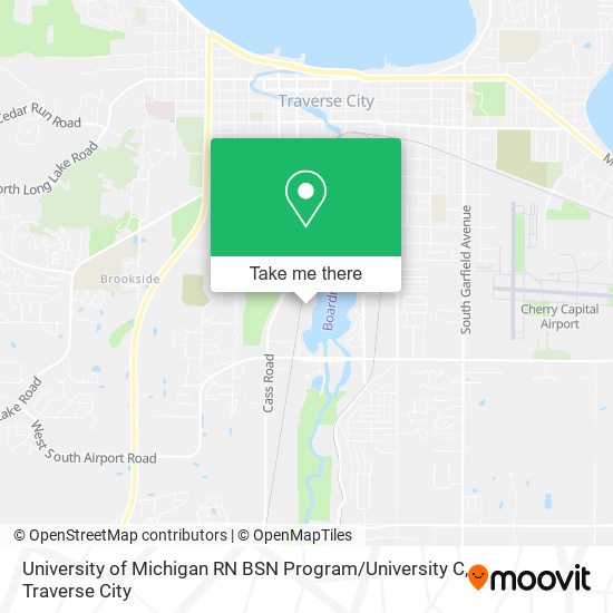 University of Michigan RN BSN Program / University C map