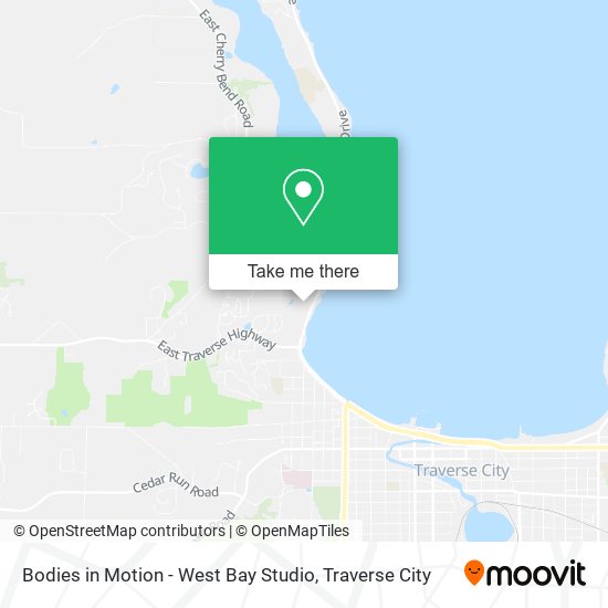 Bodies in Motion - West Bay Studio map