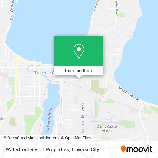 Waterfront Resort Properties map