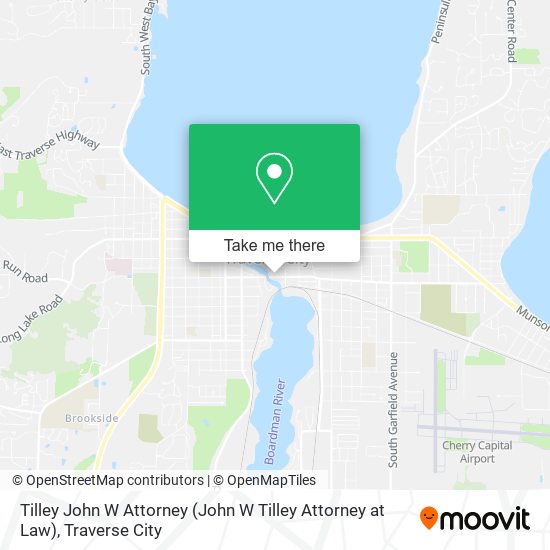 Mapa de Tilley John W Attorney (John W Tilley Attorney at Law)