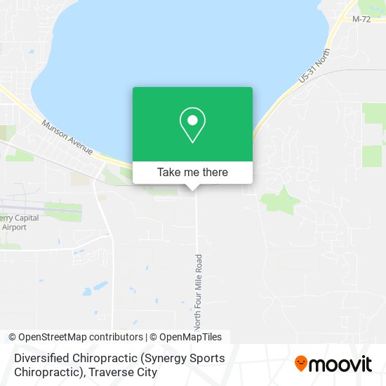 Diversified Chiropractic (Synergy Sports Chiropractic) map
