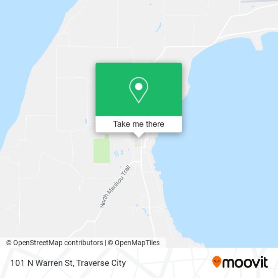 Mapa de 101 N Warren St