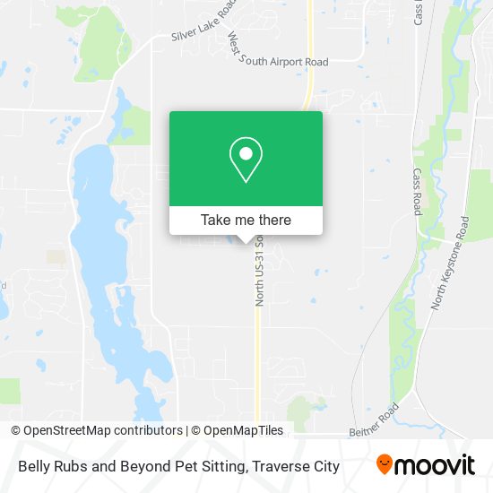 Belly Rubs and Beyond Pet Sitting map