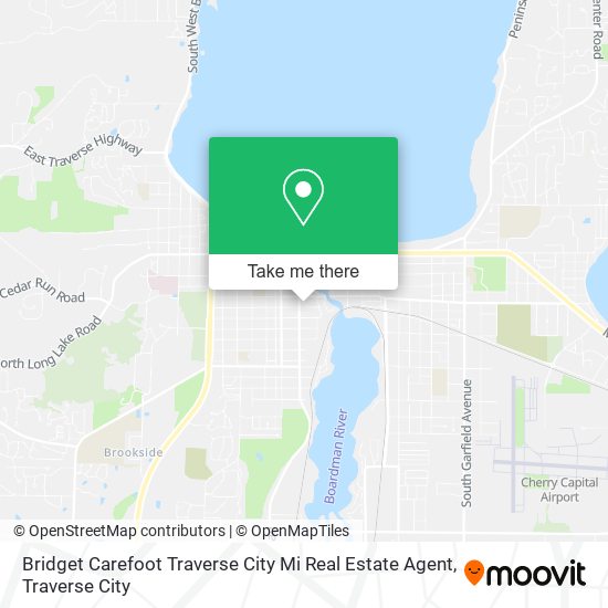 Bridget Carefoot Traverse City Mi Real Estate Agent map