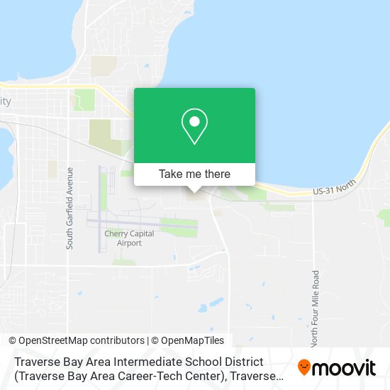 Mapa de Traverse Bay Area Intermediate School District (Traverse Bay Area Career-Tech Center)