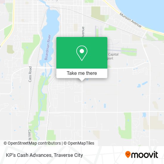 KP's Cash Advances map