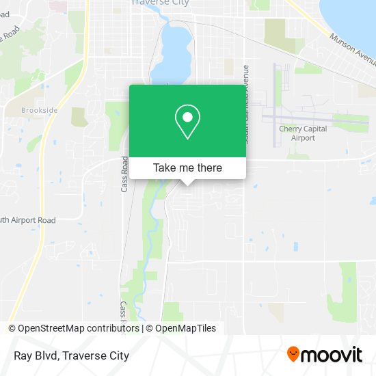 Ray Blvd map