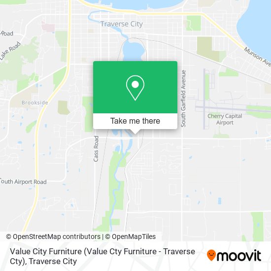 Mapa de Value City Furniture (Value Cty Furniture - Traverse Cty)