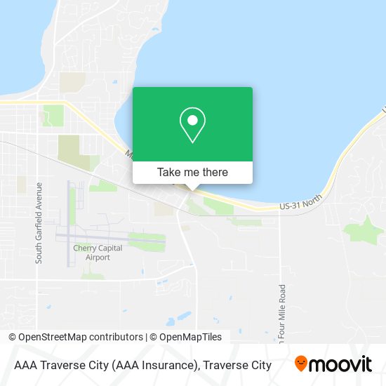 Mapa de AAA Traverse City (AAA Insurance)