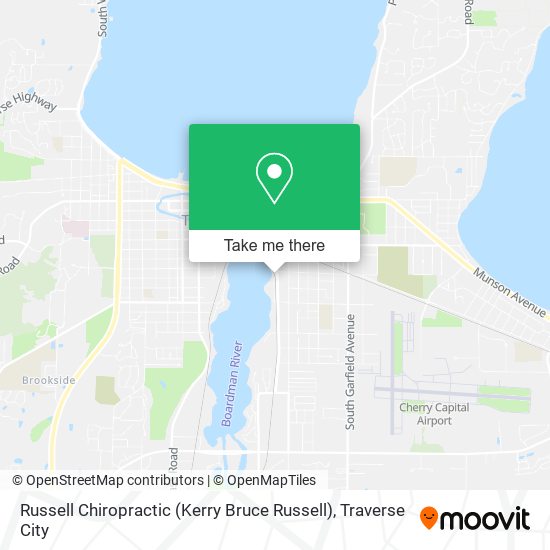 Russell Chiropractic (Kerry Bruce Russell) map