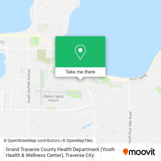 Grand Traverse County Health Department (Youth Health & Wellness Center) map