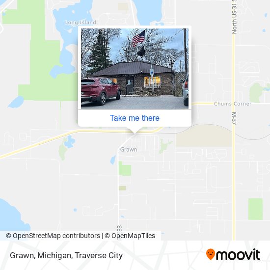 Mapa de Grawn, Michigan