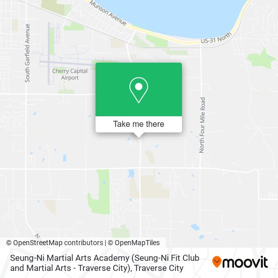 Mapa de Seung-Ni Martial Arts Academy (Seung-Ni Fit Club and Martial Arts - Traverse City)