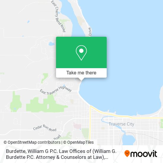 Mapa de Burdette, William G P.C. Law Offices of (William G. Burdette P.C. Attorney & Counselors at Law)