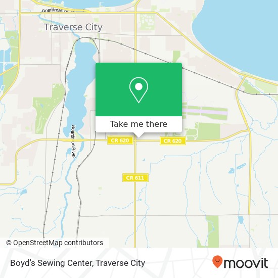 Boyd's Sewing Center map