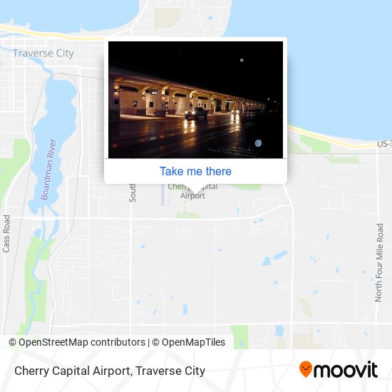 Cherry Capital Airport map