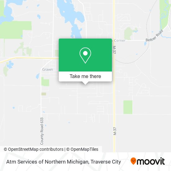 Atm Services of Northern Michigan map