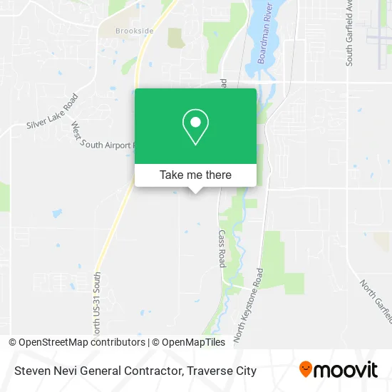 Steven Nevi General Contractor map