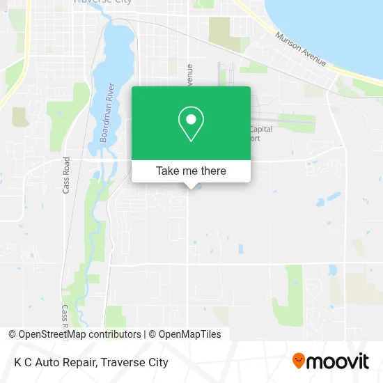 K C Auto Repair map