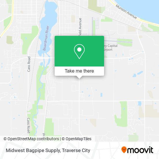 Midwest Bagpipe Supply map