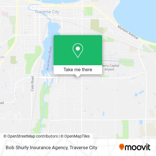 Bob Shurly Insurance Agency map