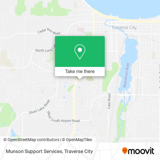 Munson Support Services map
