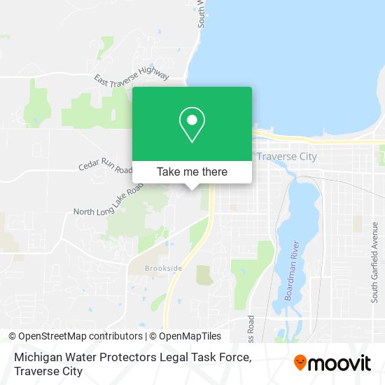 Michigan Water Protectors Legal Task Force map