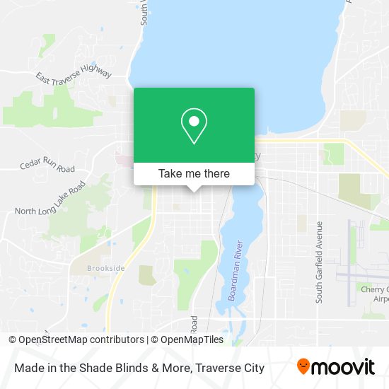 Made in the Shade Blinds & More map