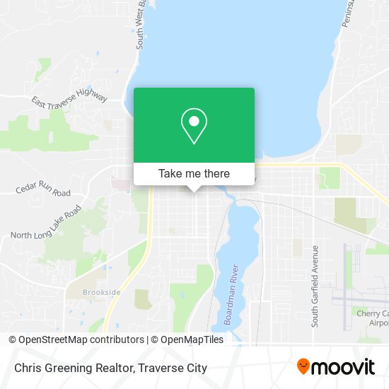 Chris Greening Realtor map