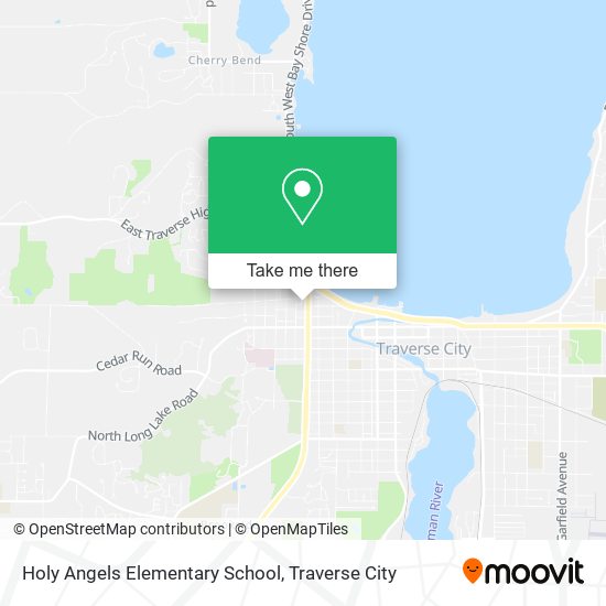 Holy Angels Elementary School map