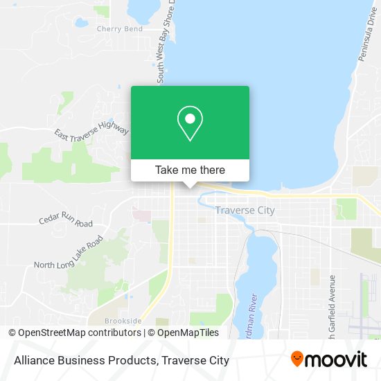 Alliance Business Products map