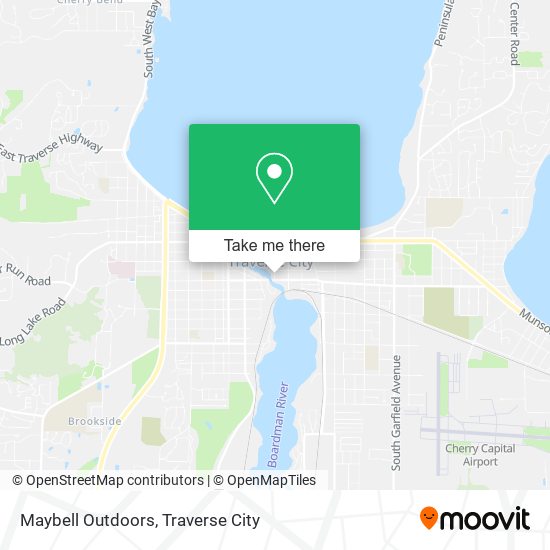 Maybell Outdoors map