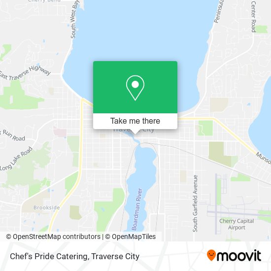 Chef's Pride Catering map